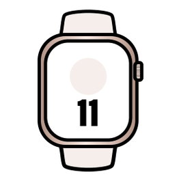 Apple Watch Series 11 46mm GPS Oro Rosa con Correa Deportiva Rosa Rubor (M/L) inevitable